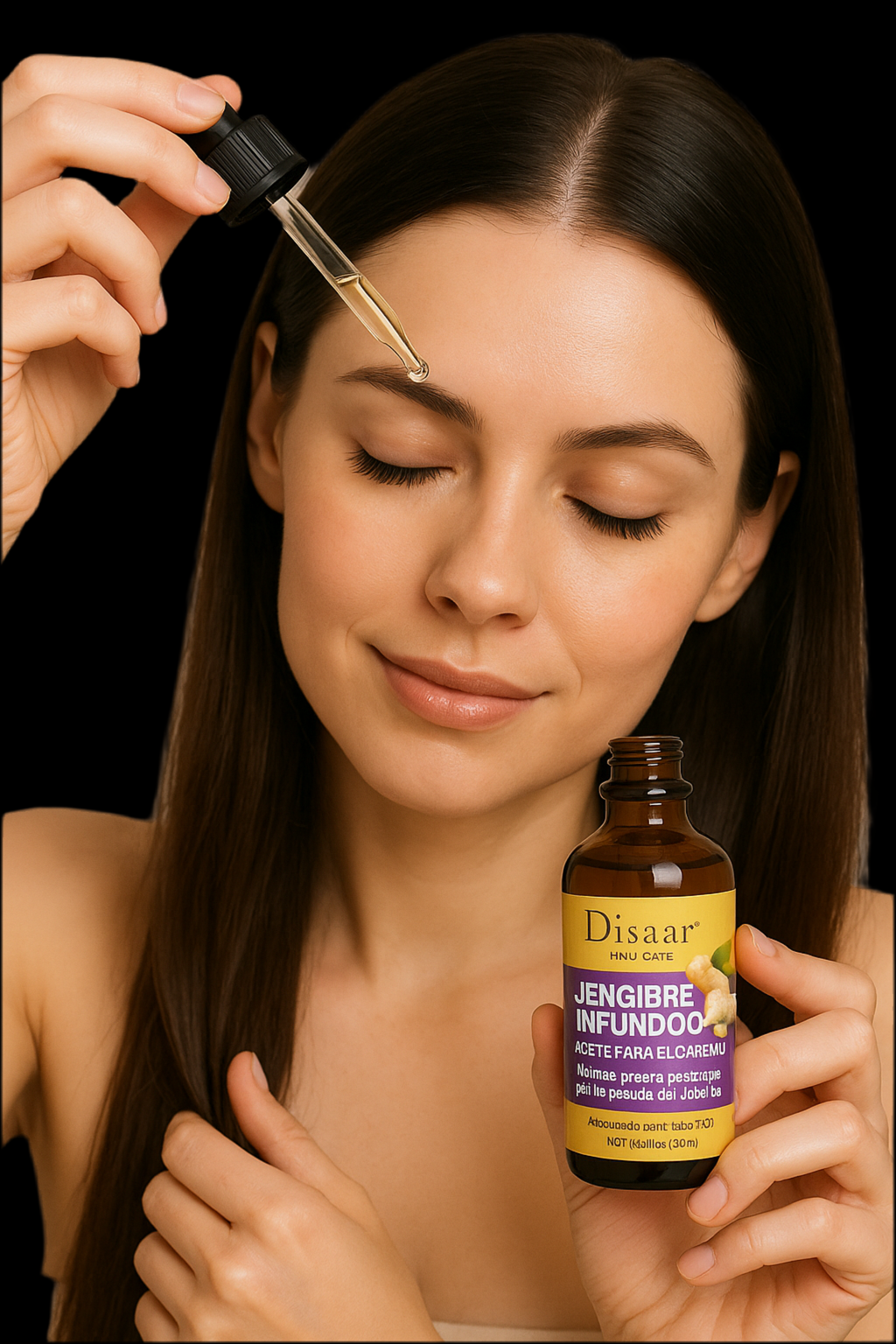 SUERO NATURAL PARA EL CRECIMIENTO DEL CABELLO CON ACEITE ESENCIAL DE JENGIBRE
