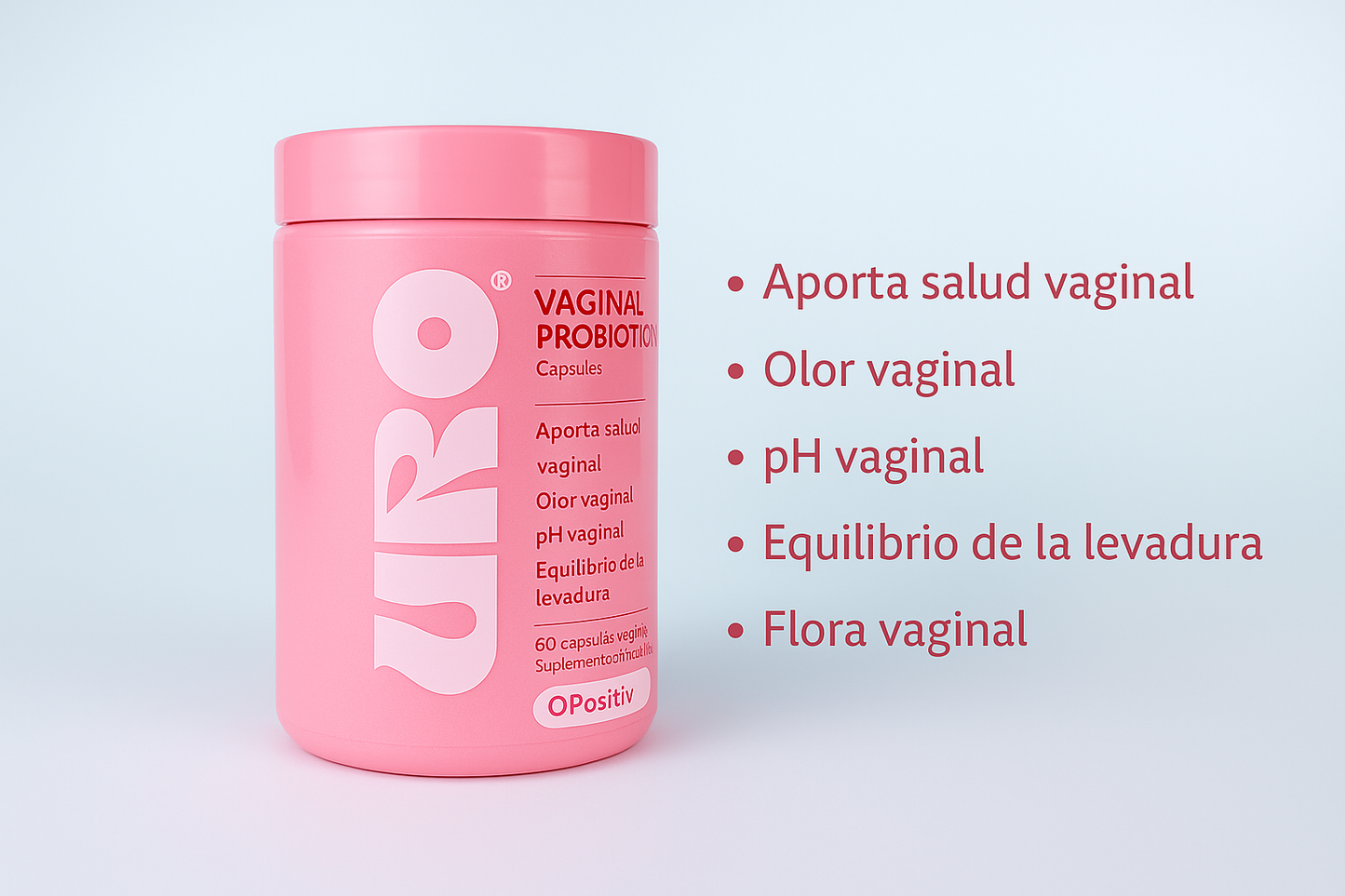 URO VAGINAL PROBIOTICS PARA LA SALUD VAGINAL DE LAS MUJERES, EQUILIBRIO DEL PH